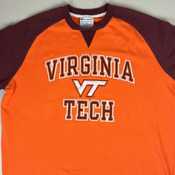 Vintage Virginia Tech Hokies Champion Sweatshirt LIKE NEW! - Picture 6 of 11